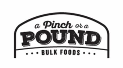 A PINCH OR A POUND BULK FOODS Logo (USPTO, 04/15/2016)