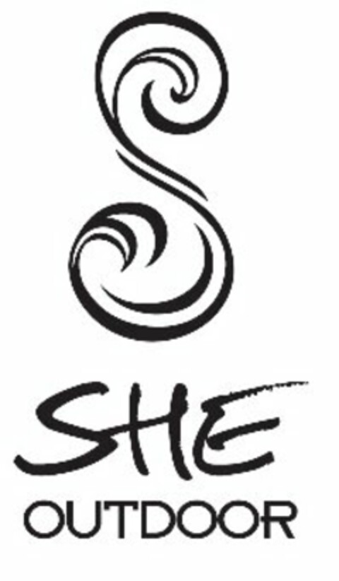 S SHE OUTDOOR Logo (USPTO, 06/02/2016)