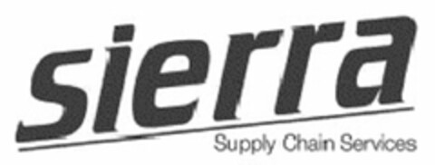 SIERRA SUPPLY CHAIN SERVICES Logo (USPTO, 03/08/2017)