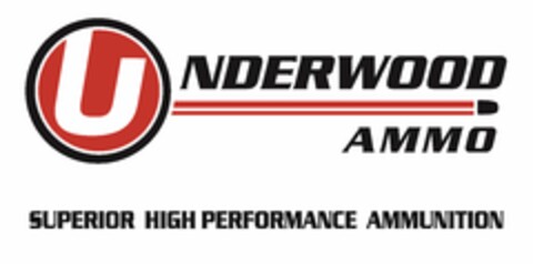 UNDERWOOD AMMO SUPERIOR HIGH PERFORMANCE AMMUNITION Logo (USPTO, 01.08.2017)