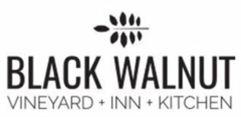 BLACK WALNUT VINEYARD + INN + KITCHEN Logo (USPTO, 10.08.2017)
