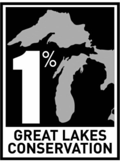 1% GREAT LAKES CONSERVATION Logo (USPTO, 08/22/2017)