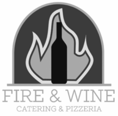 FIRE & WINE CATERING & PIZZERIA Logo (USPTO, 01.02.2018)