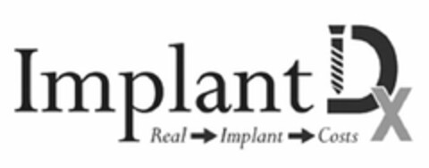 IMPLANTDX REAL IMPLANT COSTS Logo (USPTO, 29.03.2018)