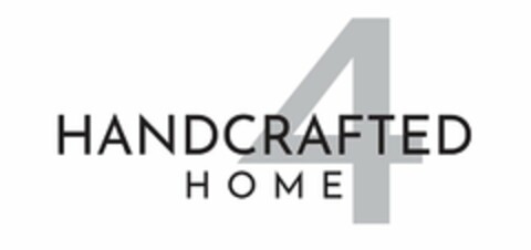 HANDCRAFTED 4 HOME Logo (USPTO, 03.05.2018)