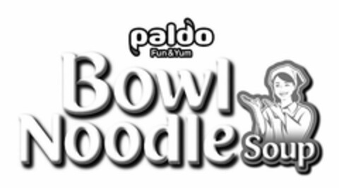 PALDO FUN & YUM BOWL NOODLE SOUP Logo (USPTO, 09/24/2018)