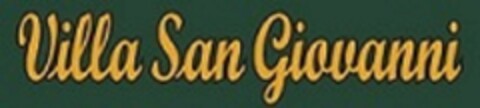 VILLA SAN GIOVANNI Logo (USPTO, 21.12.2018)