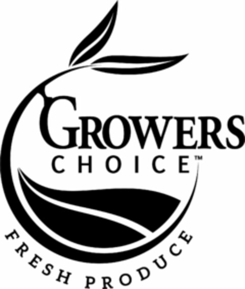 GROWERS CHOICE FRESH PRODUCE Logo (USPTO, 01/16/2019)