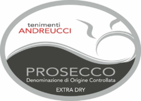 TENIMENTI ANDREUCCI PROSECCO DENOMINAZIONE DI ORIGINE CONTROLLATA EXTRA DRY Logo (USPTO, 01/24/2019)