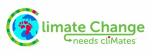 CLIMATE CHANGE NEEDS CLIMATES Logo (USPTO, 06/05/2019)