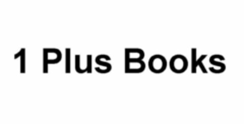 1 PLUS BOOKS Logo (USPTO, 11.06.2019)