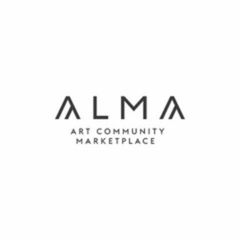 ALMA ART COMMUNITY MARKETPLACE Logo (USPTO, 03/26/2020)