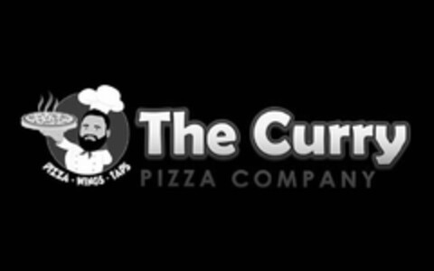 THE CURRY PIZZA COMPANY PIZZA - WINGS - TAPS Logo (USPTO, 09/21/2020)