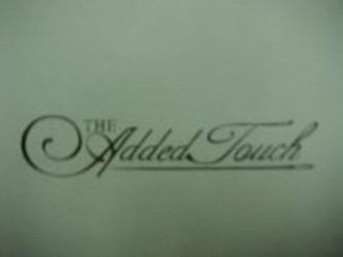 THE ADDED TOUCH Logo (USPTO, 16.03.2009)