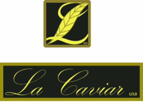 L LA CAVIAR USA Logo (USPTO, 04/18/2009)