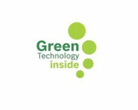GREEN TECHNOLOGY INSIDE Logo (USPTO, 23.09.2009)