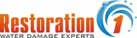 RESTORATION 1 WATER DAMAGE EXPERTS Logo (USPTO, 11/08/2009)
