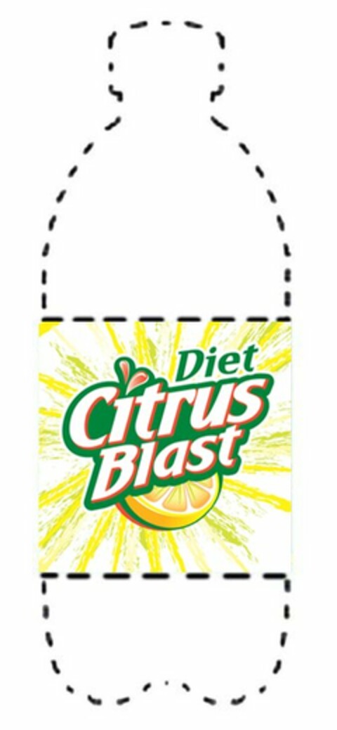 DIET CITRUS BLAST Logo (USPTO, 12/09/2010)