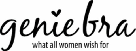 GENIE BRA WHAT ALL WOMEN WISH FOR Logo (USPTO, 27.05.2011)