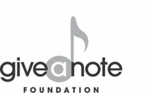 GIVE A NOTE FOUNDATION Logo (USPTO, 22.08.2011)