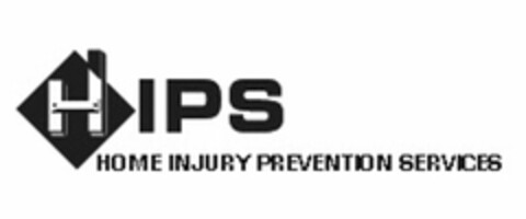 HIPS HOME INJURY PREVENTION SERVICES Logo (USPTO, 01/03/2012)