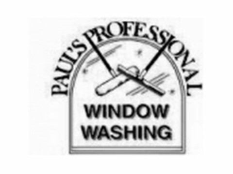 PAUL'S PROFESSIONAL WINDOW WASHING Logo (USPTO, 22.08.2013)