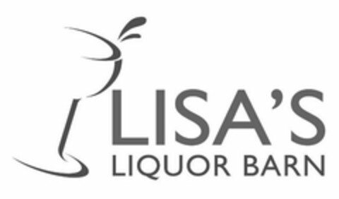 LISA'S LIQUOR BARN Logo (USPTO, 24.09.2013)