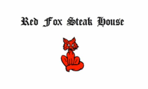 RED FOX STEAK HOUSE Logo (USPTO, 11/18/2013)
