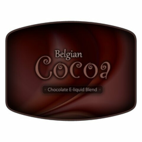 BELGIAN COCOA CHOCOLATE E-LIQUID BLEND Logo (USPTO, 17.11.2014)