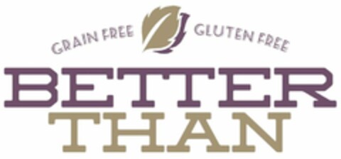 GRAIN FREE GLUTEN FREE BETTER THAN Logo (USPTO, 23.12.2014)