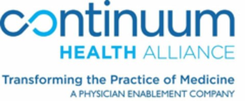 CONTINUUM HEALTH ALLIANCE TRANSFORMING THE PRACTICE OF MEDICINE A PHYSICIAN ENABLEMENT COMPANY Logo (USPTO, 03.06.2015)