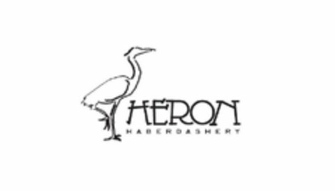 HERON HABERDASHERY Logo (USPTO, 06/05/2015)