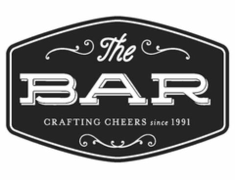 THE BAR CRAFTING CHEERS SINCE 1991 Logo (USPTO, 11.06.2015)