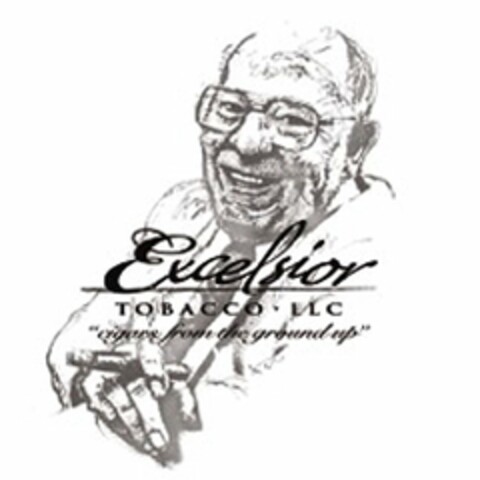 EXCELSIOR TOBACCO LLC "CIGARS FROM THE GROUND UP" Logo (USPTO, 21.07.2015)