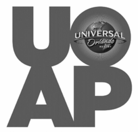 UOAP UNIVERSAL ORLANDO RESORT Logo (USPTO, 08/25/2015)