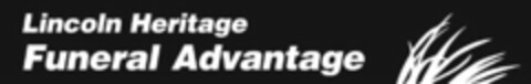 LINCOLN HERITAGE FUNERAL ADVANTAGE Logo (USPTO, 02.02.2016)