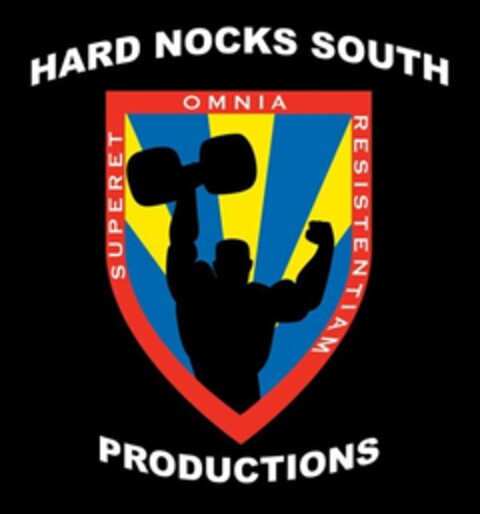 HARD NOCKS SOUTH PRODUCTIONS SUPERET OMNIA RESISTENTIAM Logo (USPTO, 15.03.2016)