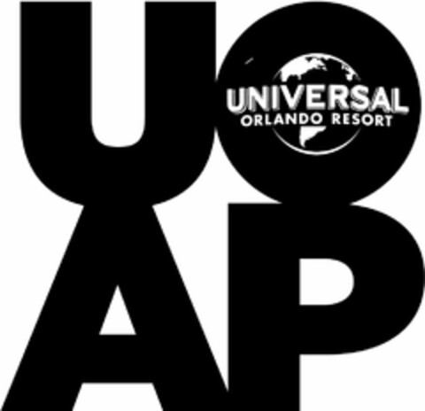 UO AP UNIVERSAL ORLANDO RESORT Logo (USPTO, 07/13/2016)