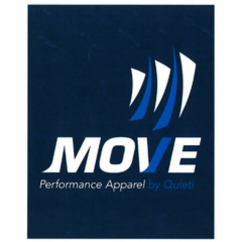 MOVE PERFORMANCE APPAREL BY QUIETI Logo (USPTO, 03.05.2017)