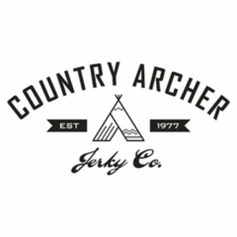 COUNTRY ARCHER JERKY CO. EST. 1977 Logo (USPTO, 21.07.2017)