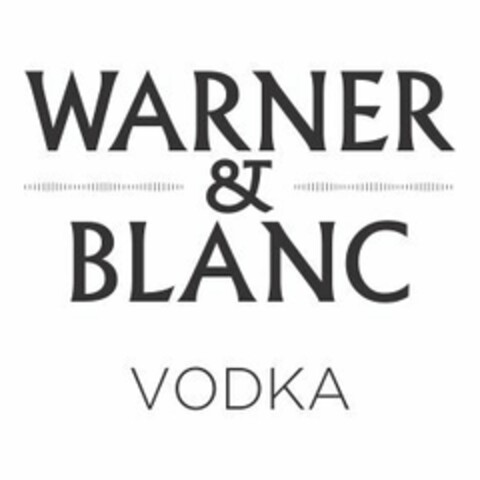 WARNER & BLANC VODKA Logo (USPTO, 27.09.2017)