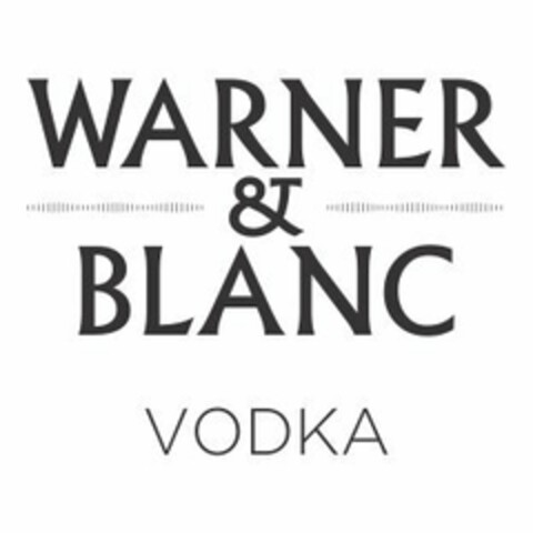 WARNER & BLANC VODKA Logo (USPTO, 09/27/2017)