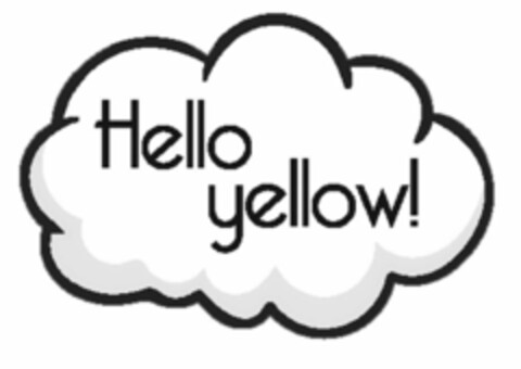 HELLO YELLOW! Logo (USPTO, 27.09.2017)