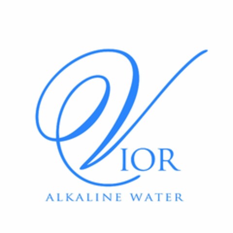 VIOR ALKALINE WATER Logo (USPTO, 06.11.2017)