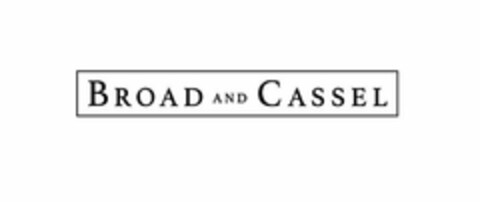 BROAD AND CASSEL Logo (USPTO, 06.11.2017)