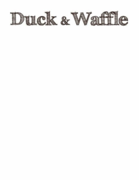 DUCK & WAFFLE Logo (USPTO, 21.11.2017)
