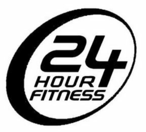 24 HOUR FITNESS Logo (USPTO, 01/24/2018)