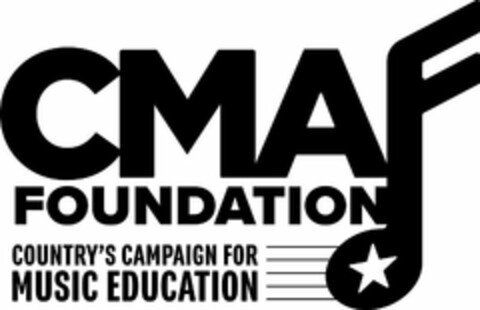 CMAF FOUNDATION COUNTRY'S CAMPAIGN FOR MUSIC EDUCATION Logo (USPTO, 12.03.2018)