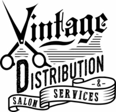 VINTAGE DISTRIBUTION & SALON SERVICES Logo (USPTO, 21.03.2018)