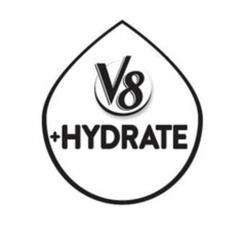 V8 +HYDRATE Logo (USPTO, 15.04.2018)
